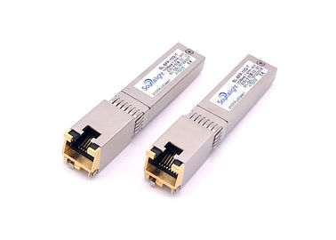 China 10gbase-T transmisor-receptor óptico del cobre Sfp+ para Gigabit Ethernet Rj45 los 30m sobre el cable Cat7 proveedor