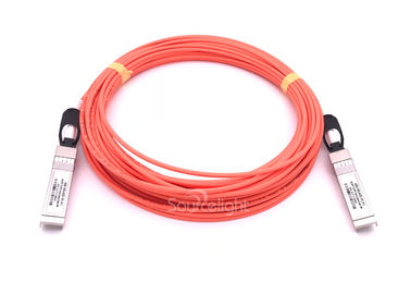 China 10gbase Sfp+ dirigen el cable/Sfp+ AOC de la fijación en la fibra con varios modos de funcionamiento Om3 proveedor