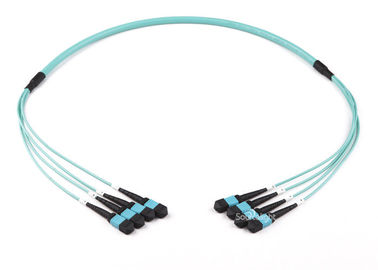China Fanout de la fibra óptica del cordón de remiendo de Mpo Mtp de la certificación de ROHS para las comunicaciones proveedor