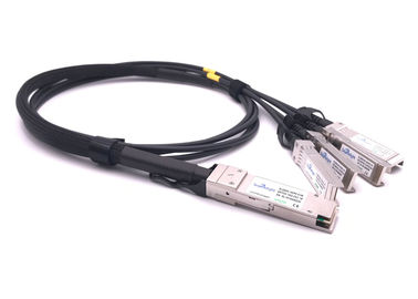 China El OEM 100g Qsfp28 Dac a 4 10g Sfp+ dirige el cable de cobre pasivo de la fijación proveedor