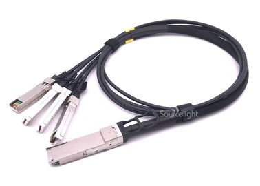 China Cable directo de la fijación de Qsfp al cable de cobre pasivo 30awg 28awg de 10g 4sfp para Data Center proveedor