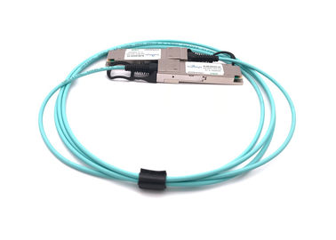 China fibra activa el 100m del cable óptico Om4 de 100g Qsfp28 AOC 25,78 Gbps/CH Datarate proveedor