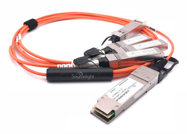 China 100gbase Qsfp28 al cable óptico activo de 25g Qsfp28 para Data Center y Ethernet proveedor