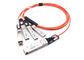 Cable activo 40g QSFP+ de 10.3G/CH Dac a 10g 4sfp+ Om3 el 100m para Data Center proveedor